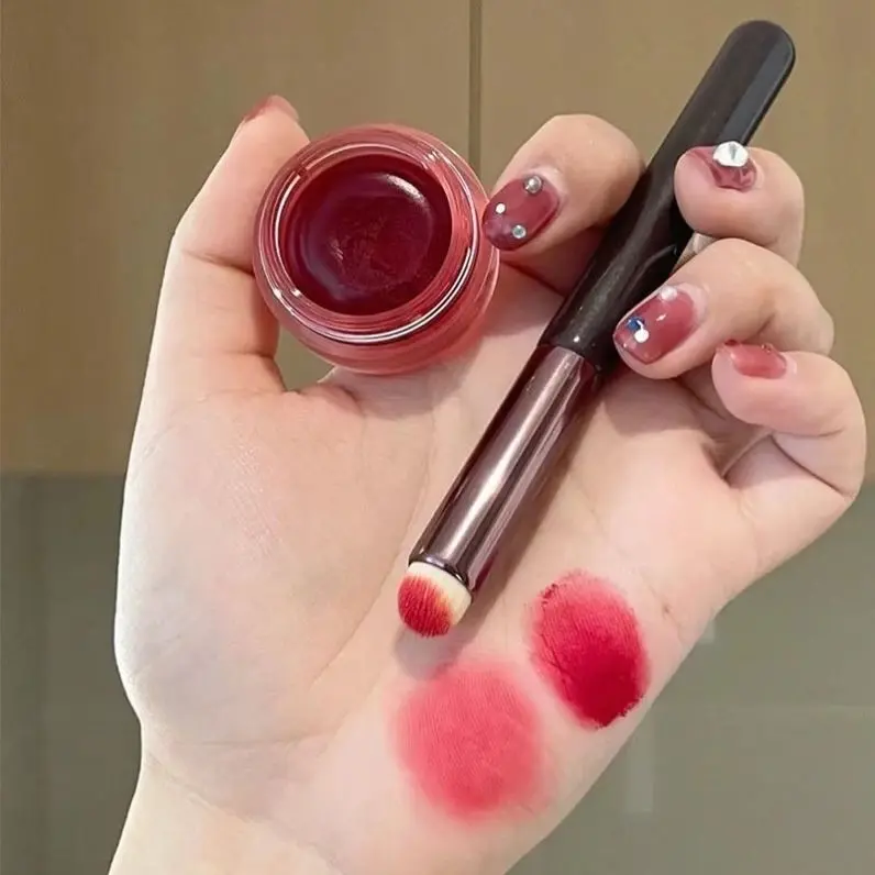 [Quà tặng] Cọ tán son môi mềm mại cao cấp che khuyết điểm 2 trong một đầu tròn Cosmetic Nữ