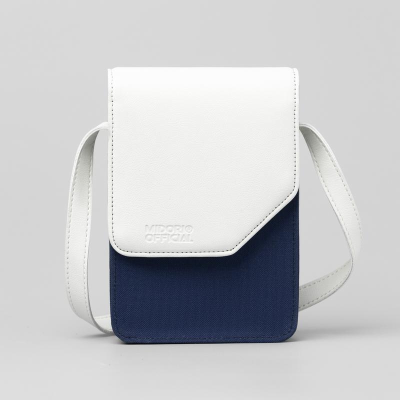 Túi Đeo Chéo Vải Phối Da Nam Nữ VILOR Thời Trang Unisex Du Lịch Polyester Chống Nước | Local Brand MIDORI M STUDIO