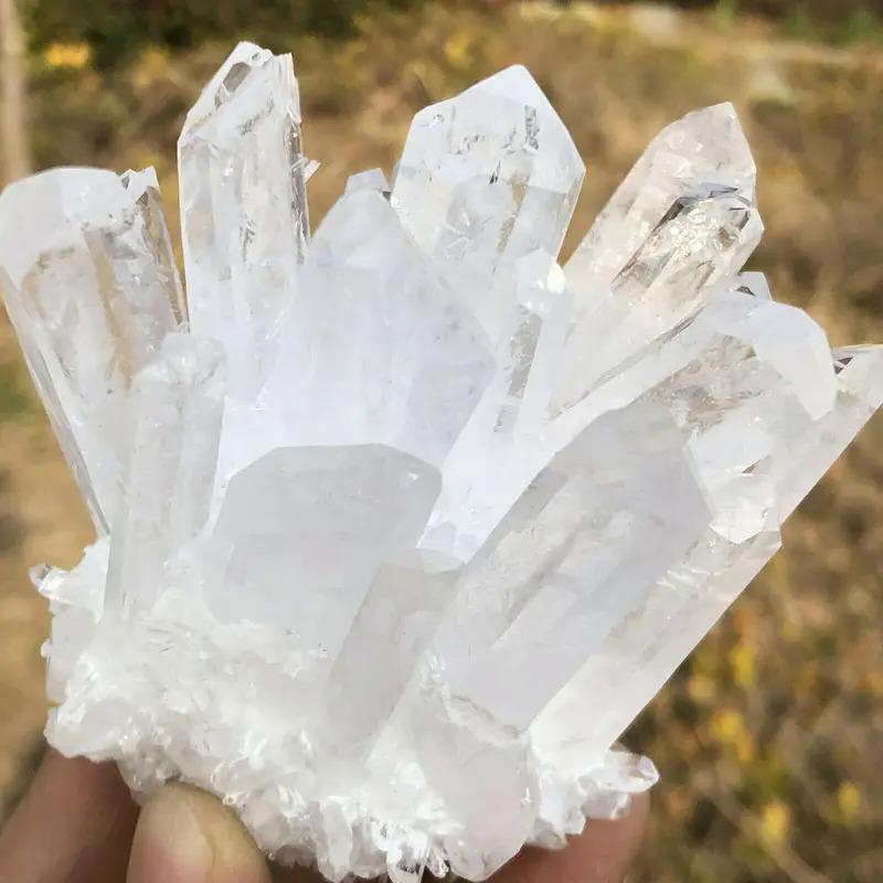 Natural Quartz Crystal Selenite Tower Lamp, Healing ReikiDecorCostumeJewelry & Accessories 3