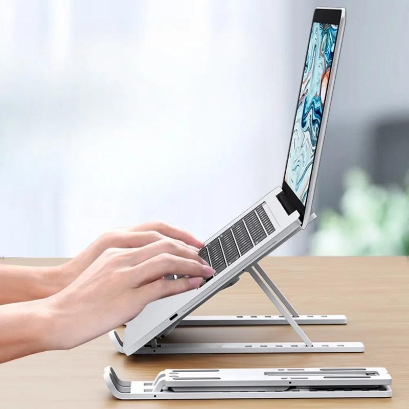 Product Introduction of Giá Chân Đế Máy Tính Xách Tay Có Thể Gập Lại 8 Bánh Răng, Đế Hỗ Trợ Máy Tính Xách Tay Cầm Tay Giá Đỡ Làm Mát Tăng Cường Có Thể Điều Chỉnh Thích Hợp Cho Máy Tính Xách Tay, Phụ Kiện Làm Mát 2