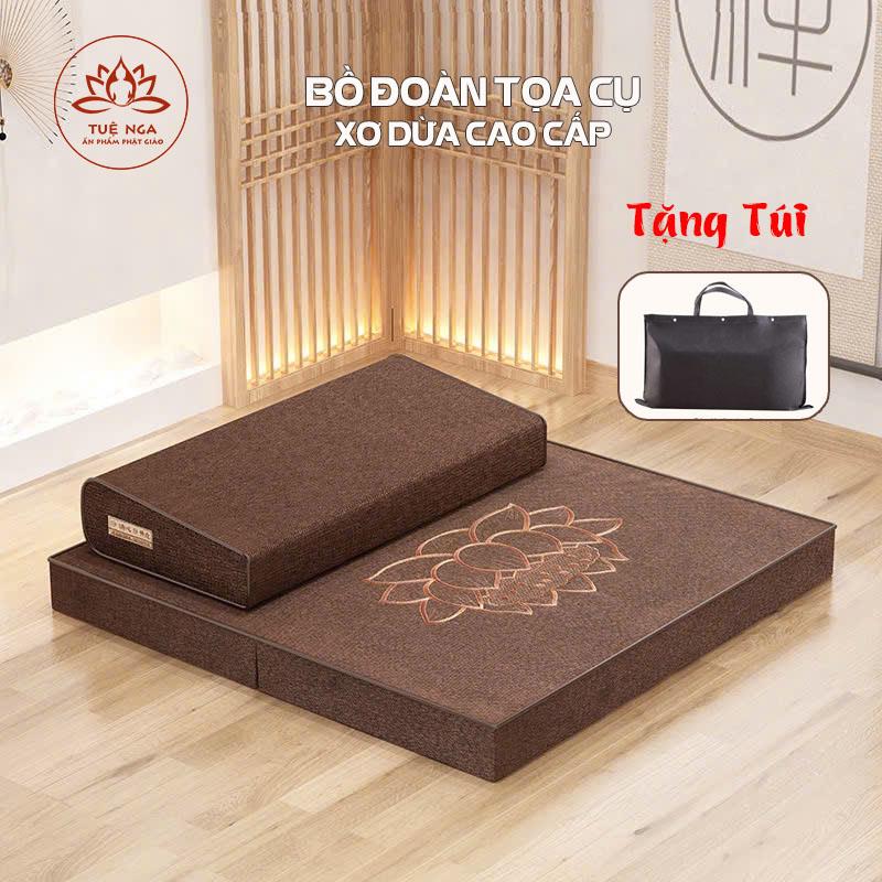  Tọa Cụ Ngồi Thiền - Đệm Quỳ - Lễ Phật Dày 5cm Rộng 60x60cm - Tuệ Nga 