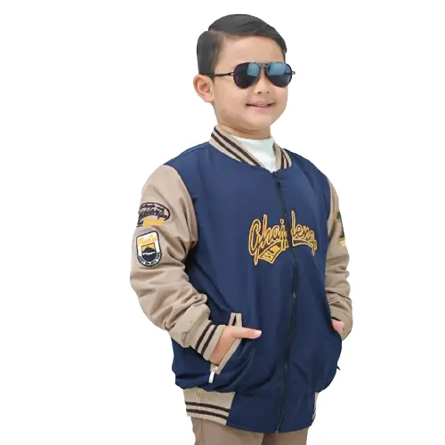JAKET BASEBAL ANAK LAKI/JAKET PARASUT/JAKET PARKA USIA 4-9 TAHUN Fashion Bordir 1
