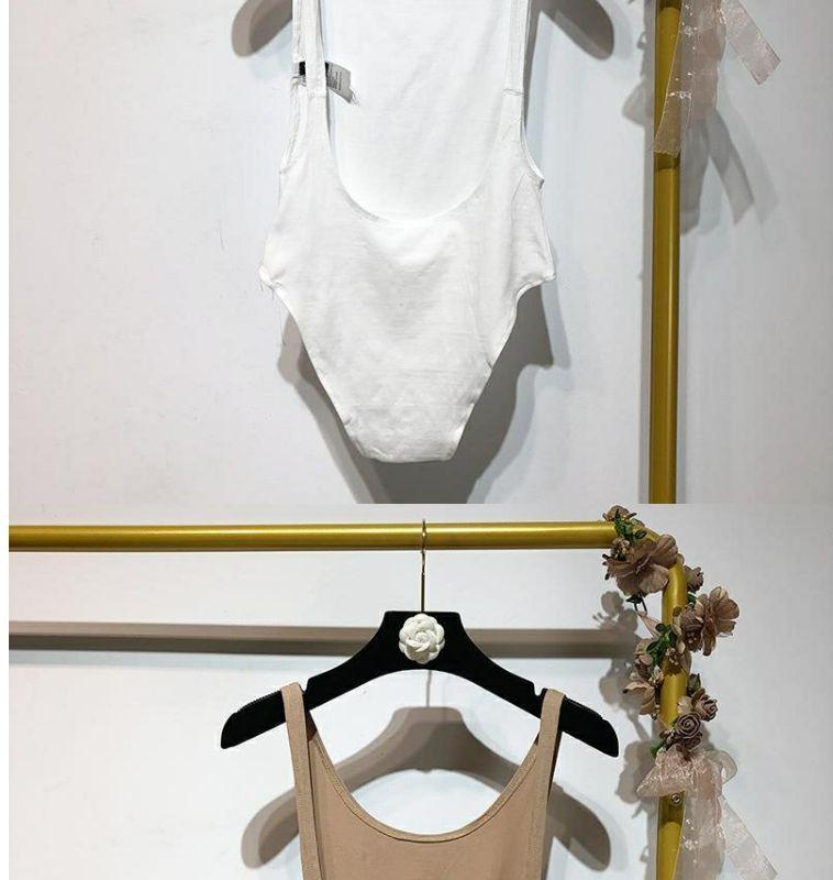 Product Introduction of Áo Yếm Hở Lưng, VTMCQ, Phong Cách Âu Mỹ Gợi Cảm, Màu Trơn Bó Sát Vừa Vặn, Dành Cho Phụ Nữ, Mặc Mùa Hè, Lớp Nền, Áo Ba Lỗ Dễ Phối Đồ Đồ Lót, Hợp Xu hướng 9