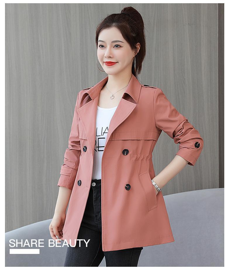 Product Introduction of Áo khoác ngoài, Dài Trung Bình Dành Cho Nữ, Bó Sát Eo, Thanh Lịch Và Ôm Sát, Thích Hợp Cho Mùa Xuân Và Mùa Thu, Cỡ Nhỏ Áo Khoác Nữ Top Jacket Women Có Cổ 3