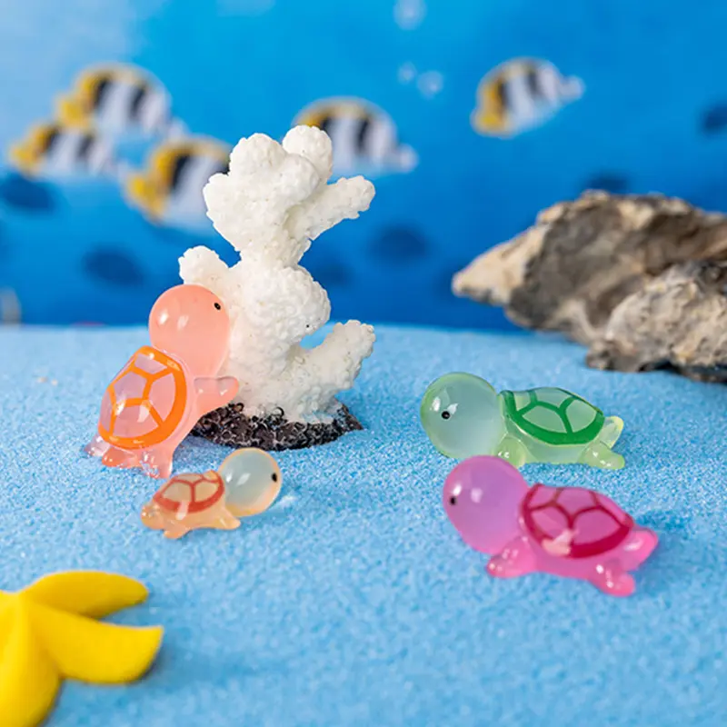 Bồ Hóng Cảnh Quan, Chất Liệu Resin, Đồ Trang Trí Bể Cá Trong Vườn Thủ Công, Phụ Kiện Tự Làm, Mini, Phát Sáng, Thiết Kế Hoạt Hình Dễ Thương, Trang Trí Nội Thất 2