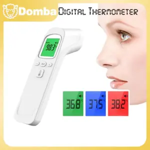 Thermogun Termometer Suhu Tubuh Digital Termometer Inframerah Termometer Infrared Non Contact Thermometer Dahi untuk Demam