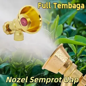 Sprayer Nozzle Nozel Sprayer Adjustable Kuningan Nozzle Sprayer Tekanan Tinggi Pertanian/Semua Desain Tembaga/Nozel Pengabut/Irigasi Kimia Pertanian Hitam Tanaman