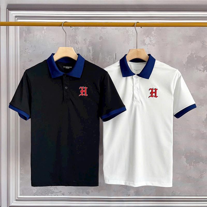 Áo thun polo nam boy phố tay ngắn vải cotton mềm mịn  phối viền trẻ trung mẫu -MỸ LINNKSHOP Menswear Tre