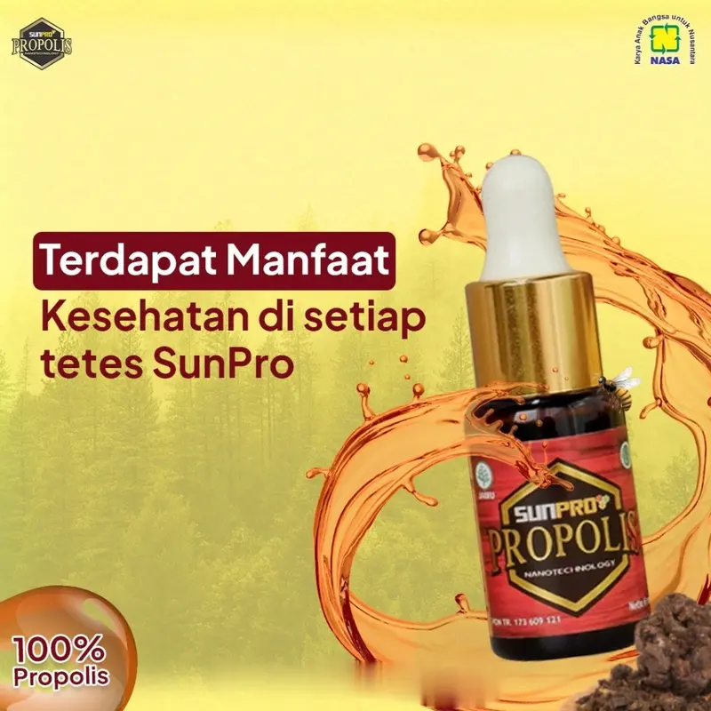 SUNPRO NASA Nano propolis memperkuat kekebalan tubuh Obat tetes multi fungsi untuk kesehatan tubuh 2