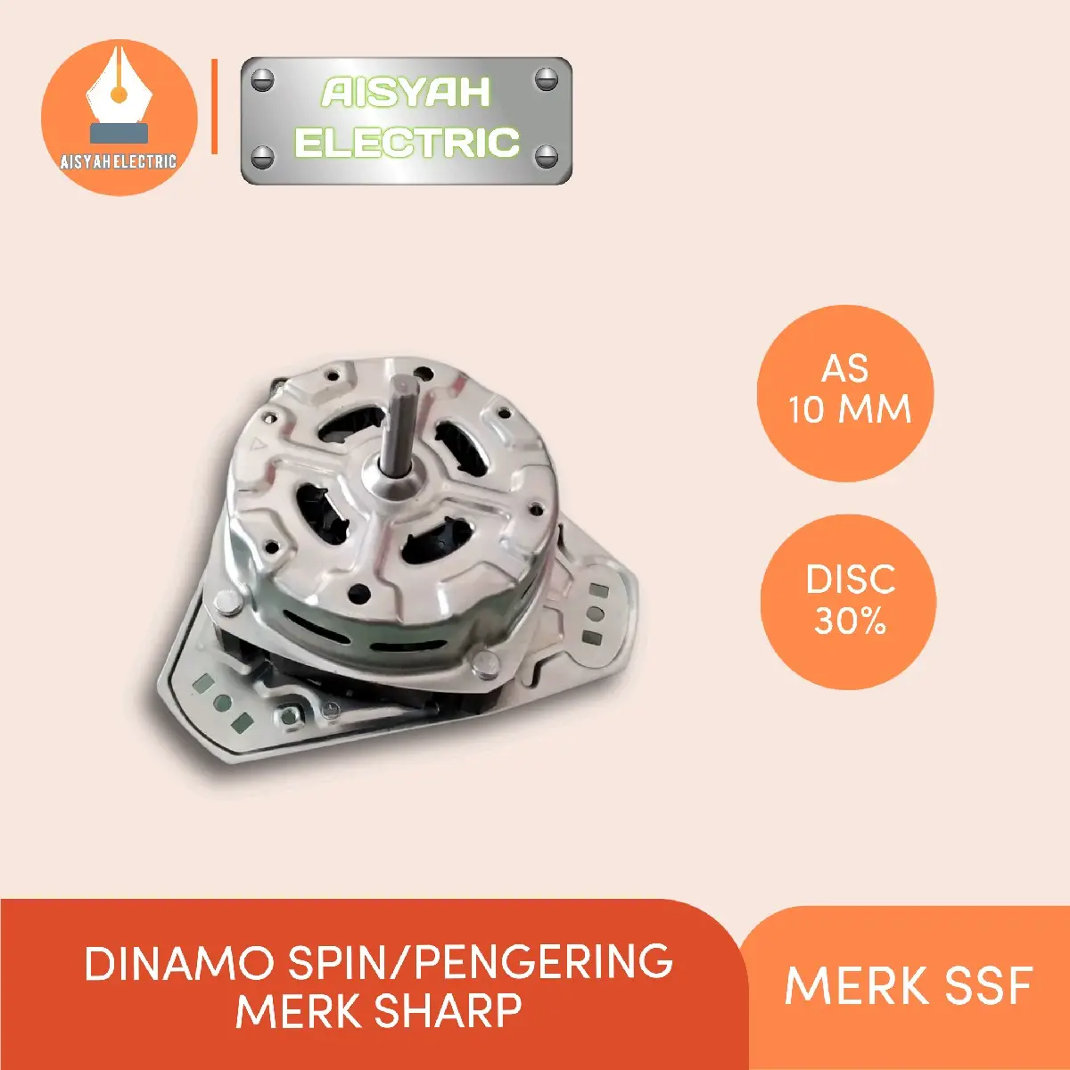 DINAMO SPIN / PENGERING MESIN CUCI SHARP 2 TABUNG