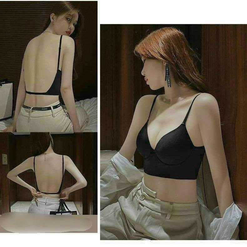 Áo bra khoét lưng mặc váy siêu xinh đệm mỏng Nữ