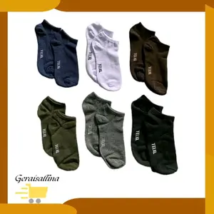 KAOS KAKI PENDEK PRIA WANITA / MATA KAKI POLOS / PILIH WARNA MEREK FELIQ