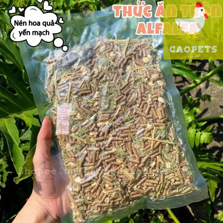 Thức ăn cho thỏ, bọ alfalfa ngừa cầu trùng, tiêu chảy dưới 6 tháng tuổi 500gr......................