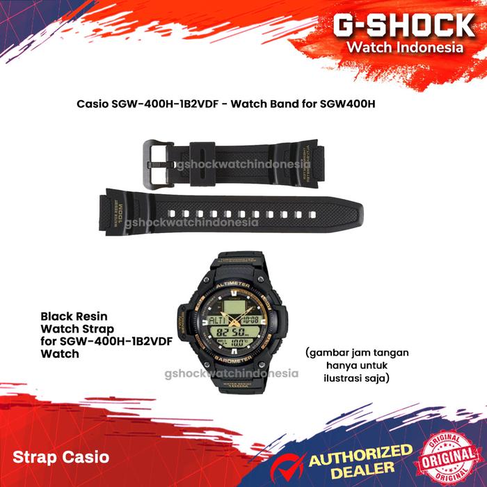Gambar Tali Strap Jam Casio SGW-400H-1B2 SGW-400H SGW400H SGW-400 SGW400 Original dari G-Shock Watch Indonesia Kota Bandung Tokopedia
