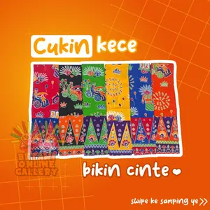 Syal Batik Betawi / Cukin Slendang betawi