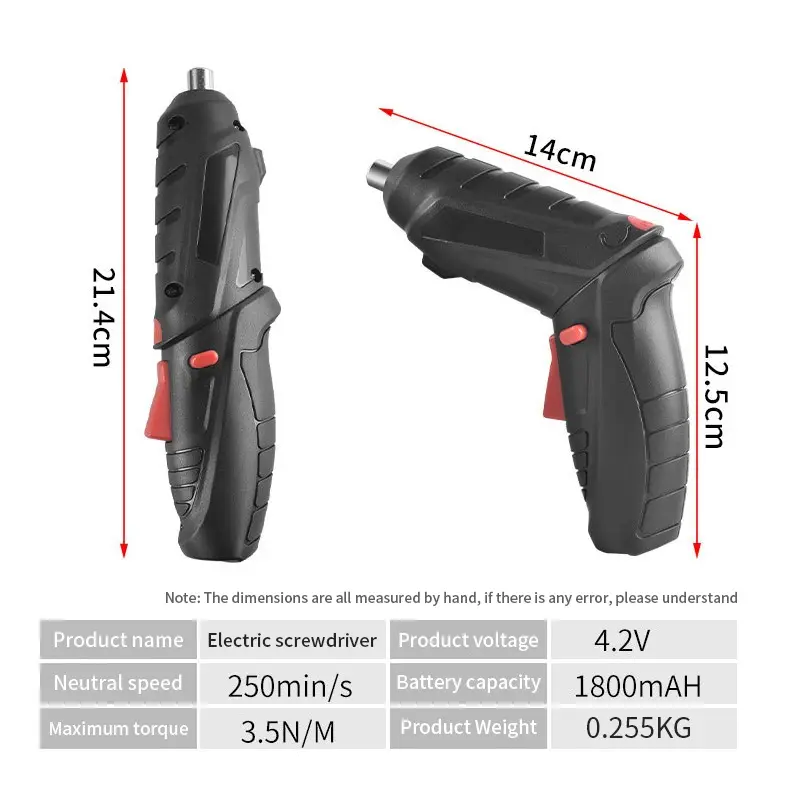 Cordless Screwdriver 4.2V Mesin Bor Cordless Mini 49pcs Set Screwdriver Baterai Bor Cordless Obeng 5