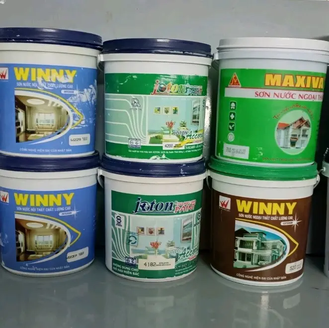 Sơn ngoại thất.thùng 5 Lít, bảng màu đẹp, nhiều màu lựa chọn gia son trang tường 0