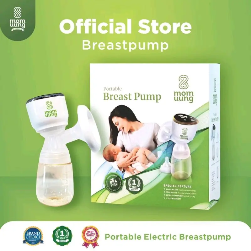 1pcs Mom Uung Portable Breastpump / Pompa Asi Elektrik