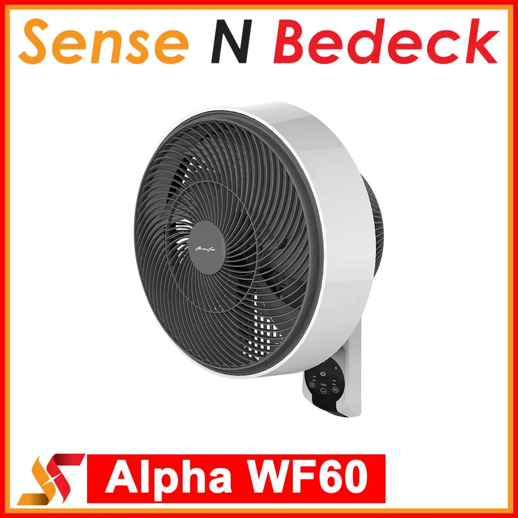 Alpha Motto WF60 12" 7 Fan Blades Wall Fan