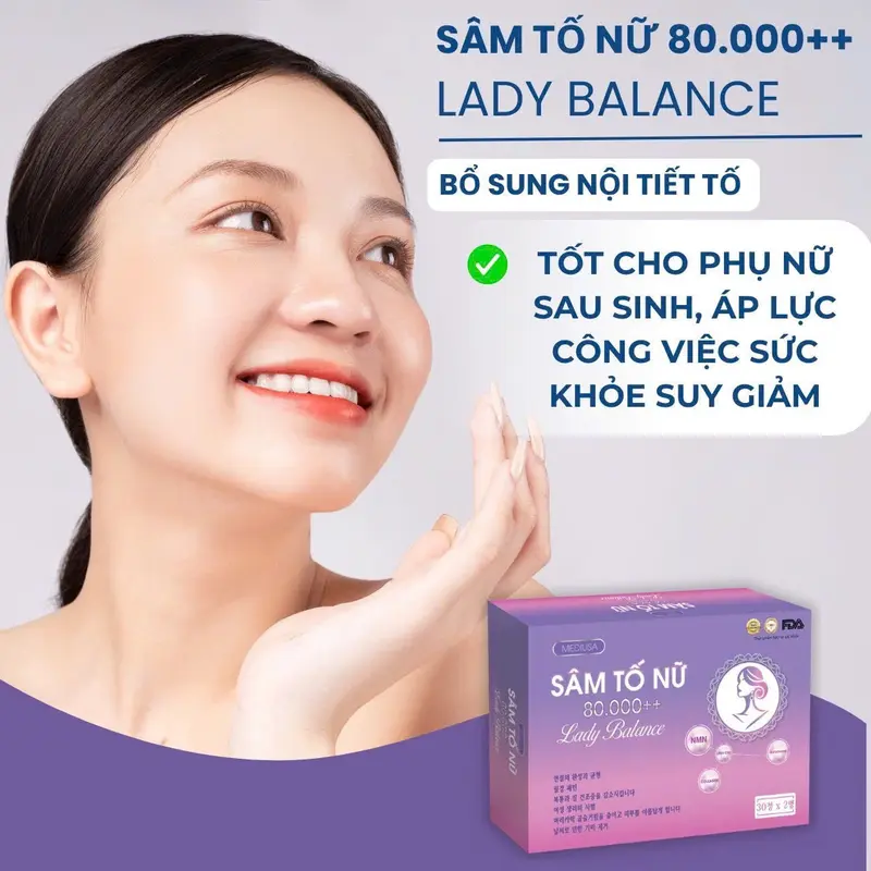 (Mẫu Mới) Combo Viên Uống Sâm Tố Nữ 80.000 - 1 Hộp 2 Lọ Tổng 60 Viên + 2 Hộp Vitamin E Đỏ 5