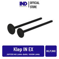 Gambar IND Onderdil Klep-Kelep In-Ex Payung Valve Set Jupiter MX Old-New & Vixion Lama - Sesuai dengan gambar, Standar dari IND Onderdil Kota Bandung 1 Tokopedia