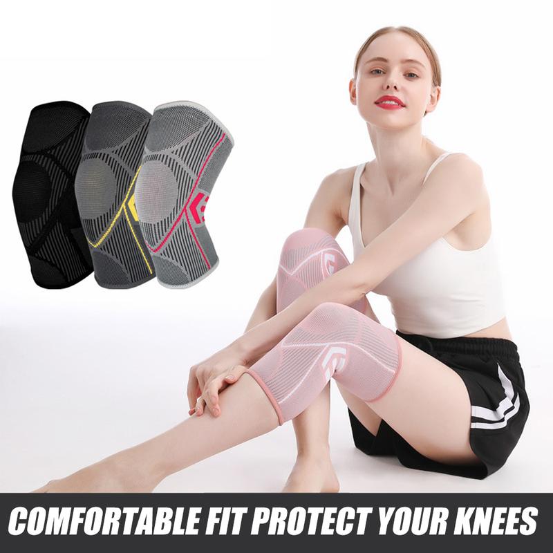 Product Introduction of 1Pair Knee Support Braces Elastic Nylon Sport Compression Knee Pad Sleeve For Fitness Running Cycling Basketball 7
