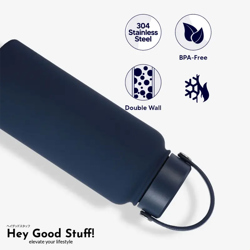Botol Minum Thermos Aesthetic Stainless Steel SUS304 Vacuum Flask 800ML 4