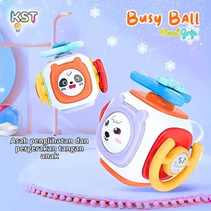 [KST] Busy Balls Melatih Sensorik anak | Mainan Montessori Edukasi Anak Balita Laki Laki Perempuan 1 2 3 Tahun | Kado Hadiah Ulang Tahun