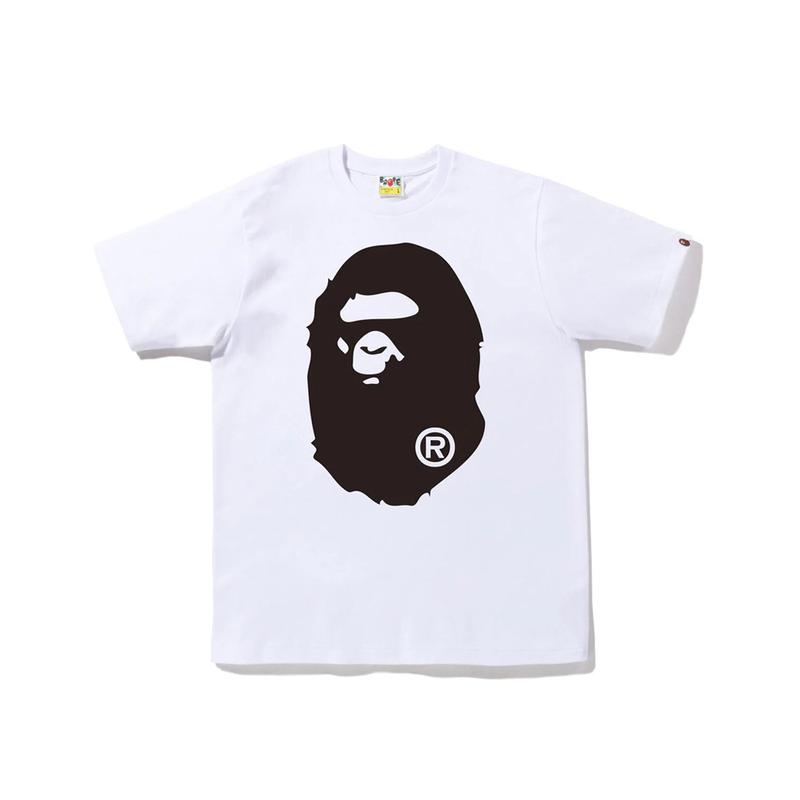 Áo Thun ngắn Tay BAPE, Cổ Điển, In Hình Gấu Trước Và Sau, 230G Bông Sợi Đôi, Bán Buôn Xuyên Biên Giới, Bộ Sưu Tập Xuân Hè 2023 Hàng Mới Về 4