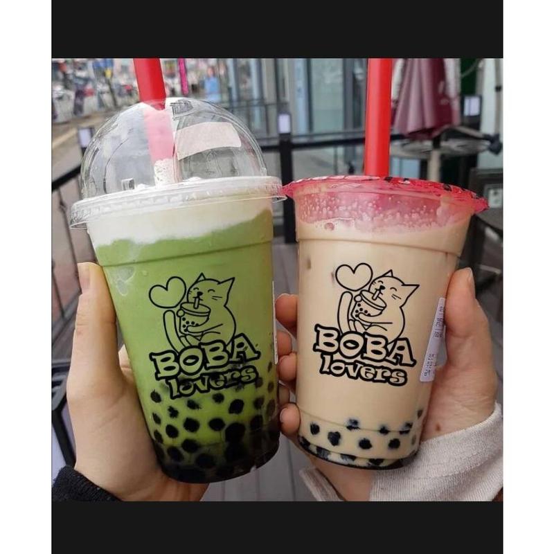 Stickers Boba kemasan 100pcs (tanpa cup) 2