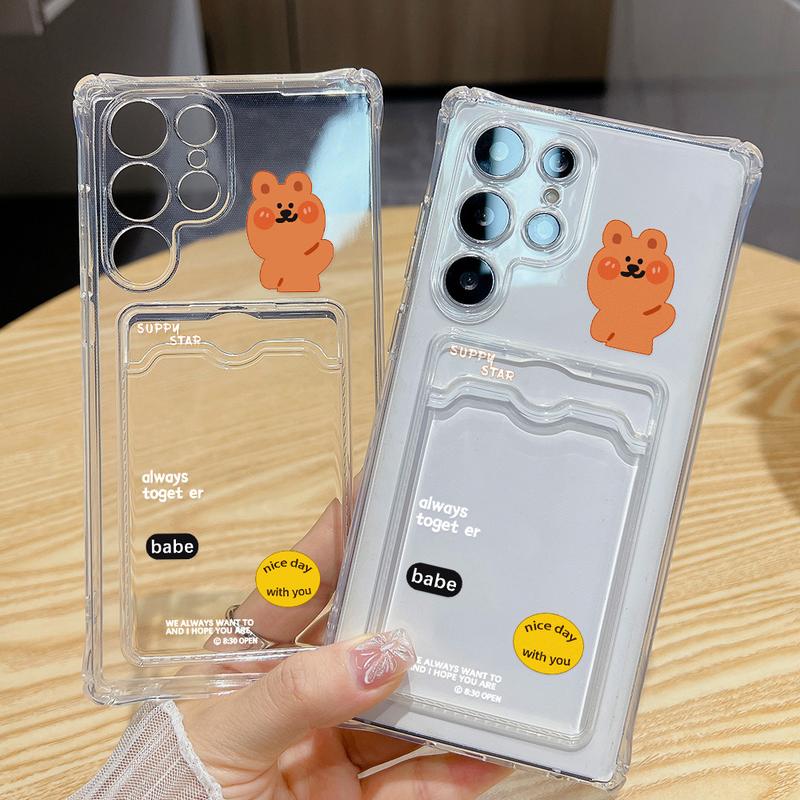Card Holder Phone Cases for Samsung A55 Case Samsung A15 A05 A05S A54 5G A06 A16 A14 A53 A24 A13 S24 FE S22 S24 S23 Ultra A12 A03 A23 A34 A35 A25 A32 A22 A50 A30 S21 FE Wallet Cases Colorful Painted Protective Phone Skin Shockproof Bag 9
