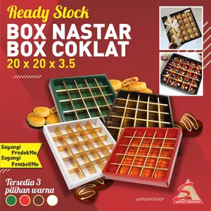 Box Nastar/Box Coklat/Box Mochi (Inner isi 25pcs)