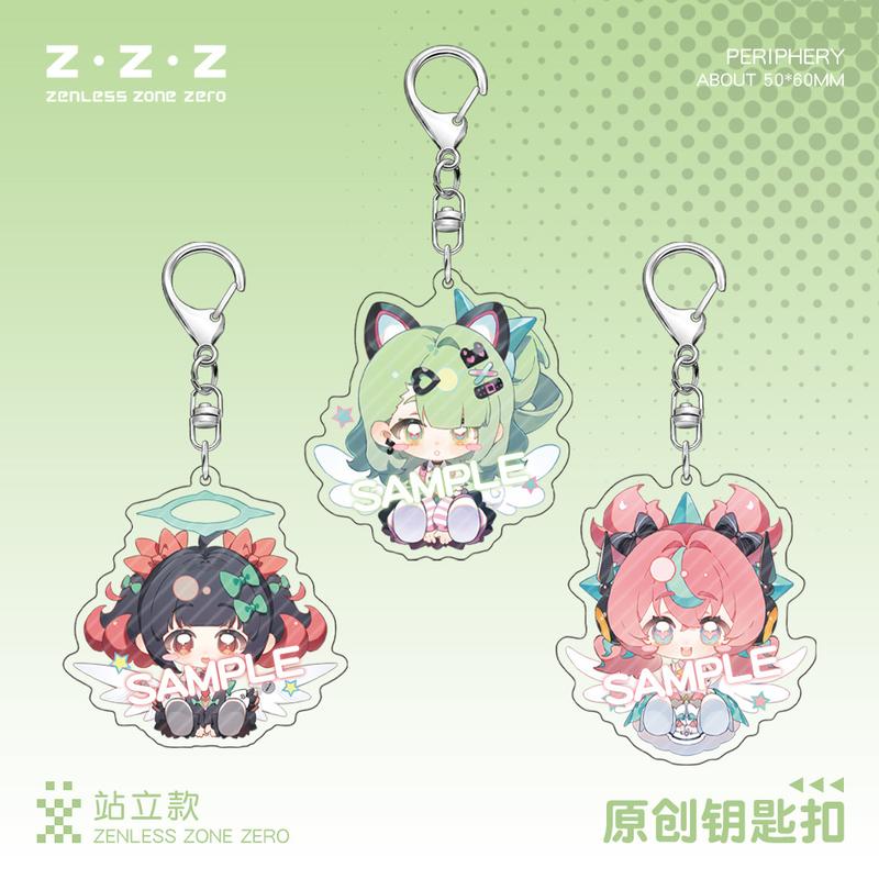 Aria Sunna Nangong Yu Suriel Anime KeyChain Zenless Zone Zero Men Key Chain for…