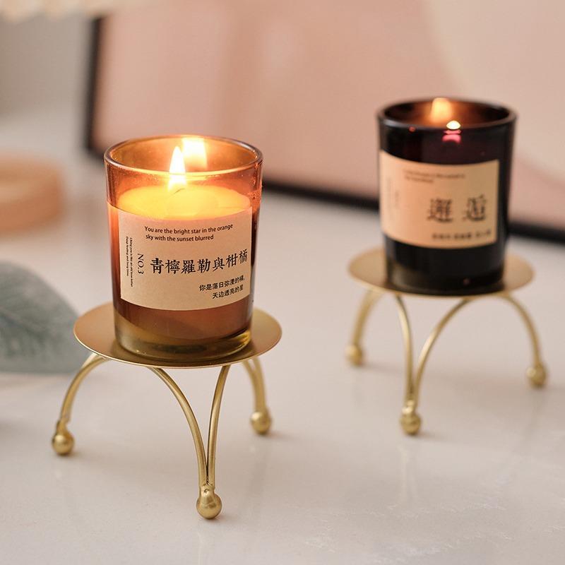 Product Introduction of Candle Holder without Candle, 1 Count Exquisite Modern Candle Holder, Decorative Ornament for Home Living Room Bedroom, Home Decor 0