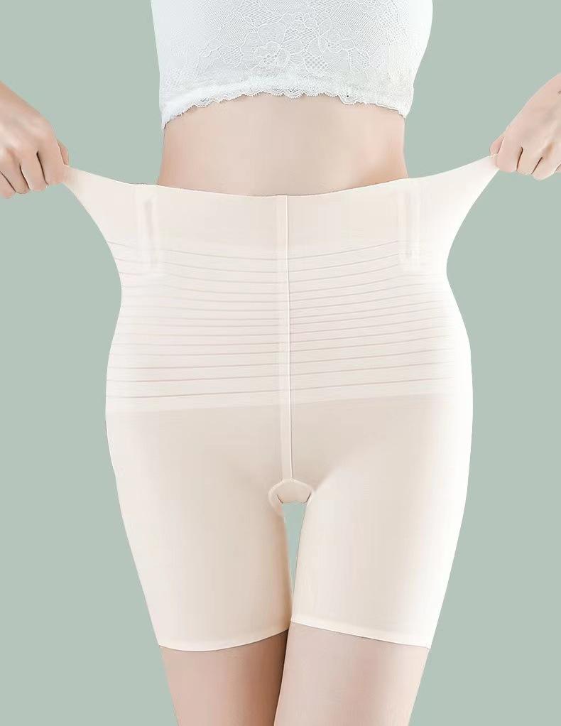 Product Introduction of Thin Jelly Stick Postpartum Cloud Pants Mid-Waist Hip Lifting High Waist Hip Lift Leg Boxer Shaping Pants Fabric Nylon 8