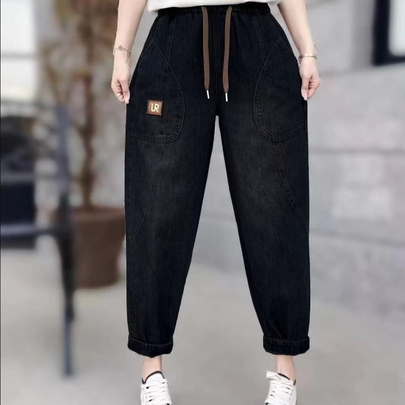 Quần jeans mềm dáng baggy chuẩn dáng có size đến 75kg 0