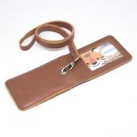 Gambar Coppo Lanyard Id Card Name Tag Front Kulit Sapi Asli dengan Magnet - Brown dari coppo leather Kab. Bandung 4 Tokopedia