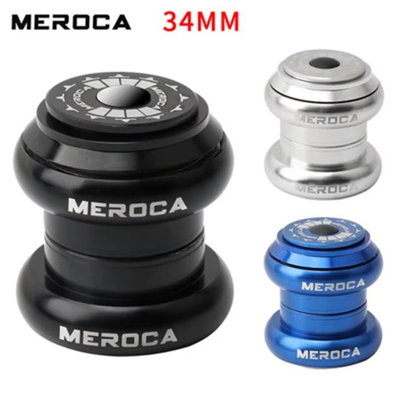 Durable MEROCA Bicycle Headset Double Peilin 34mm Bike Steering ...