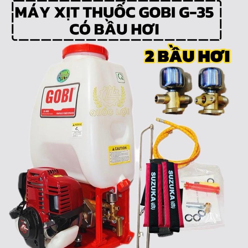 Máy xịt thuốc sâu 4 thì Gobi có 2 BẦU HƠI phun xịt vườn cây ăn trái, tưới cây kiểng, phun thuốc , mạnh mẽ , tiết kiệm nhiên liệu