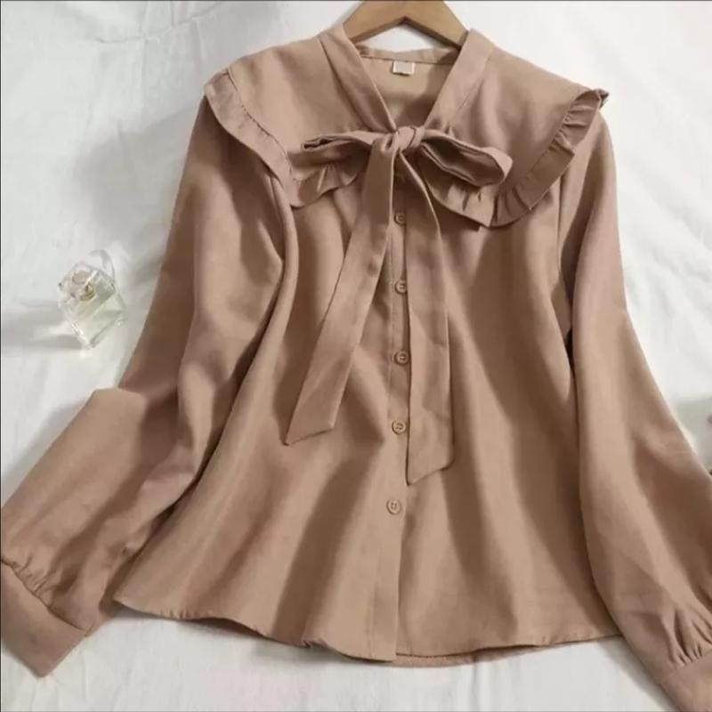 kemeja lengan panjang model korea terbaru masakini 1