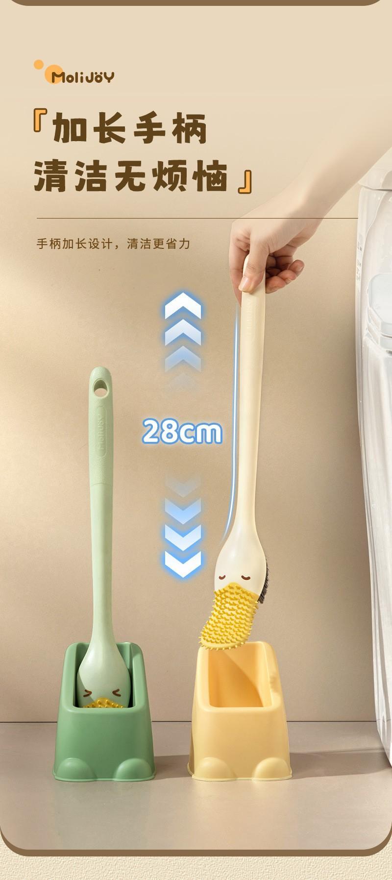 Product Introduction of Berus Tandas, Lekap di Dinding Isi Rumah, Reka Bentuk Mencangkung, Pemegang Panjang, Sesuai untuk Pembersihan Bilik Mandi, Lubang Mencangkung, Tiada Kawasan Buta, Bulu Lembut Brush 6