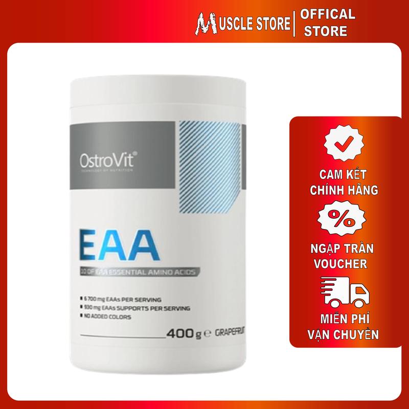  Bột Phục Hồi Cơ Ostrovit EAA  400g  40 Lần Dùng | Made In Ba Lan | MuscleStore 
