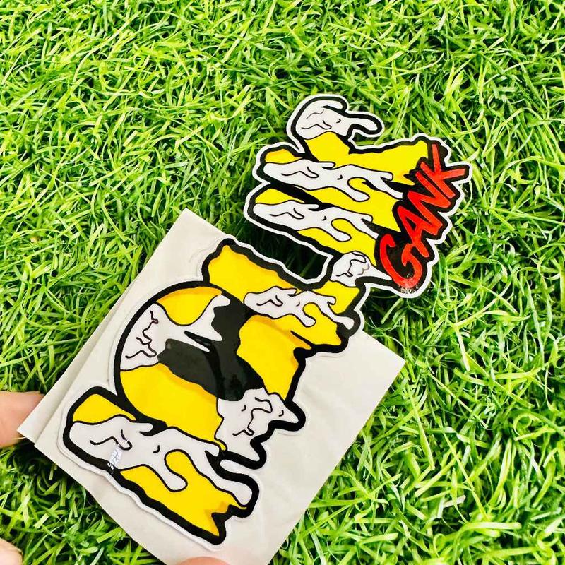 Sticker Iclik Gank 11cm x 5cm: Vinyil Glossy & Hologram, Sudah - Shop ...