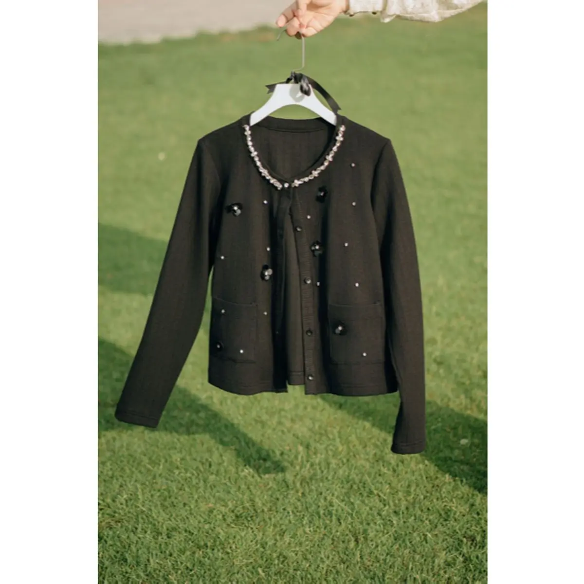 DECARYLN - Áo choàng dài tay cách điệu tiểu thư Emily Set