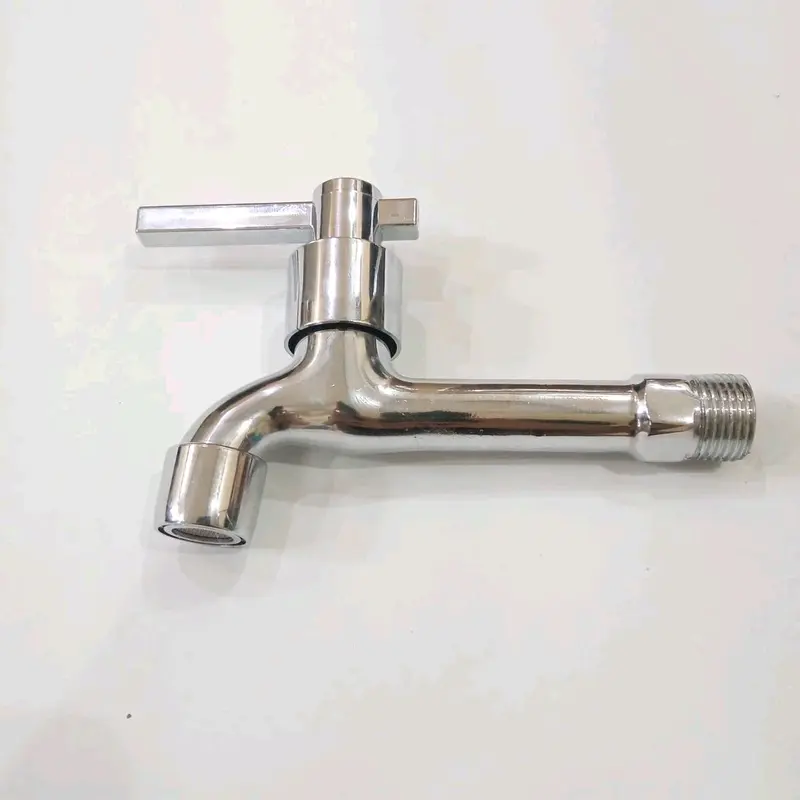 Keran Air Kran Air Mesin Cuci Wastafel Panjang Stainless Steel Tembok Cabang Rumah Dapur Minimalis Minimalis kran  mesincuci 3