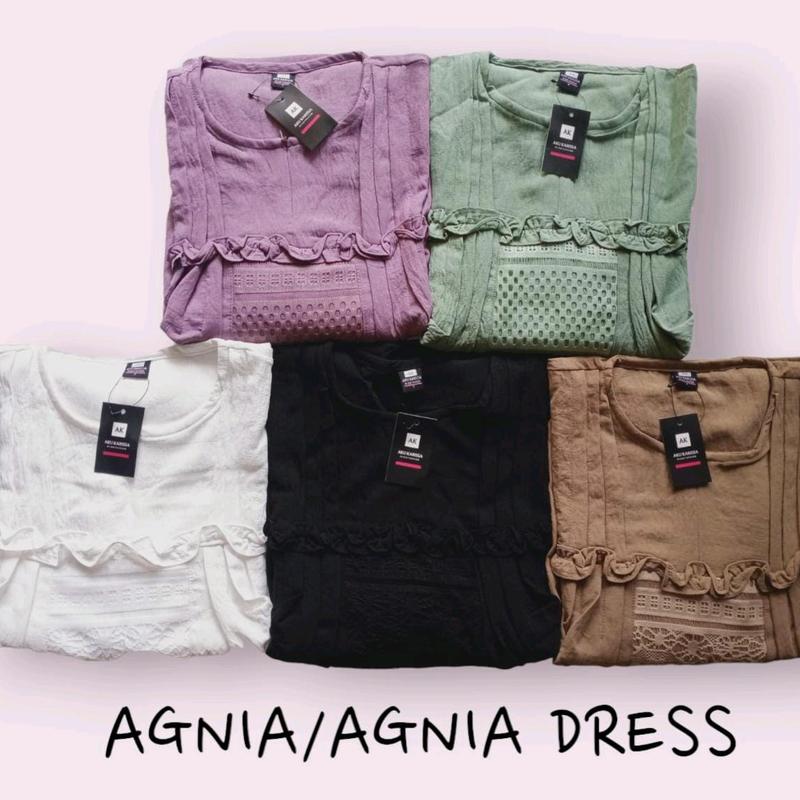 AGNIA DRESS crinkle AKU KARISSA, DRESS Crinkle BRUKAT 1
