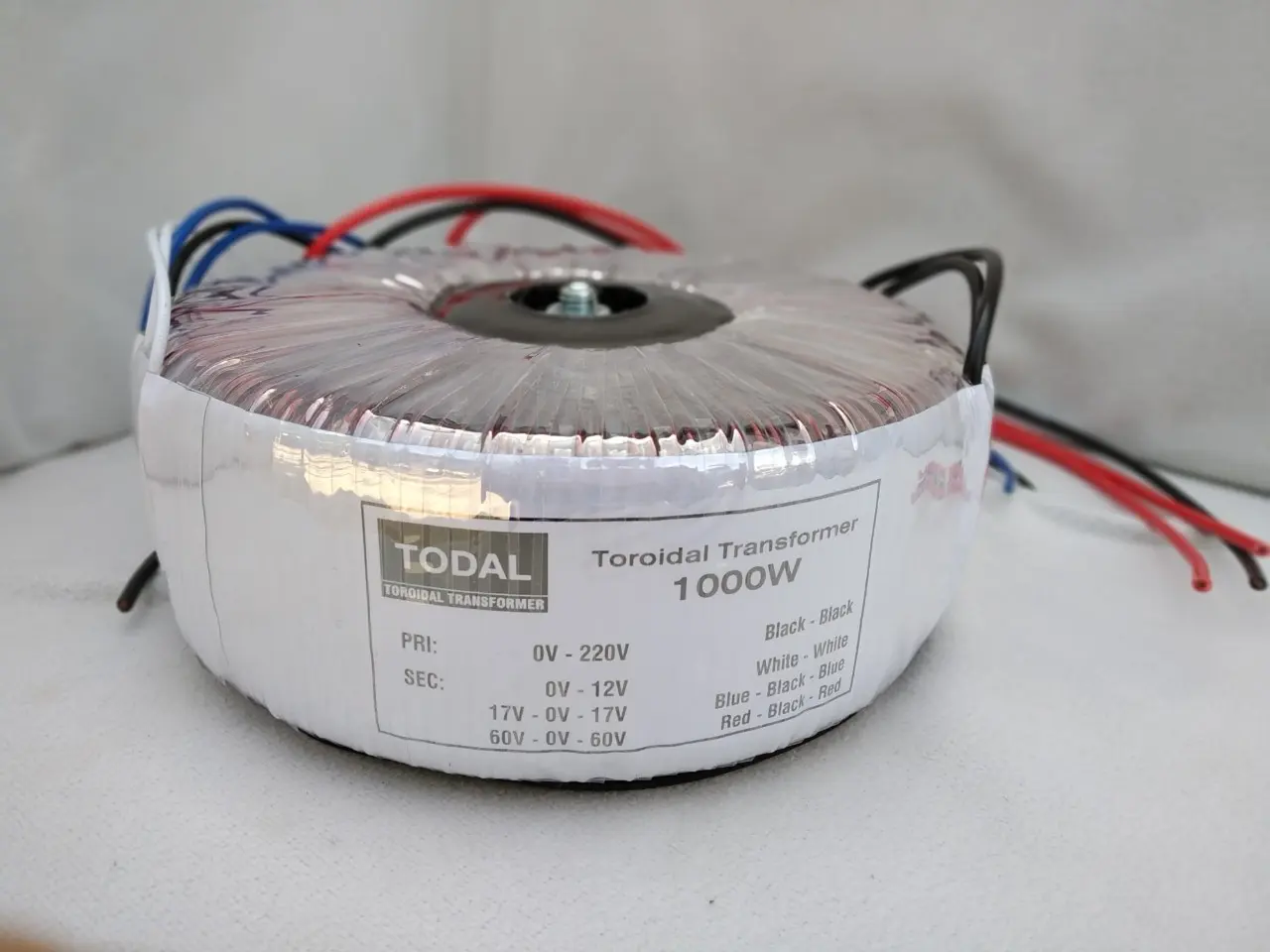 Biến áp Todal 1000W-50V size 2U cho amply, cục đẩy công suất