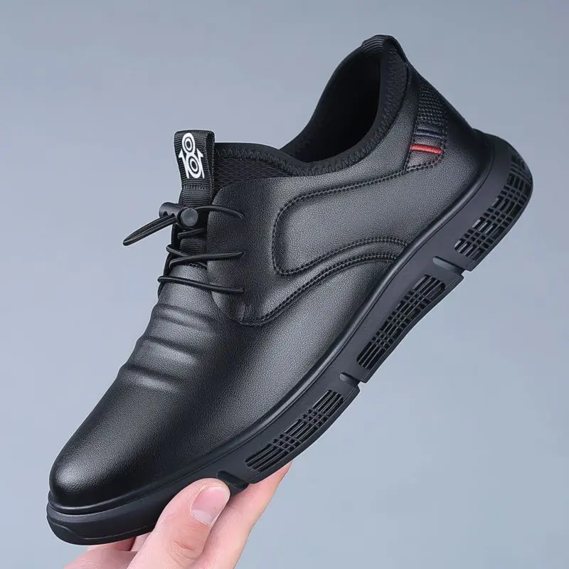 [100% Soft Leather Surface] Men's Leather Shoes Slip-on Leather Business Soft Bottom Driving Shoes All-Match Casual Men's Shoes