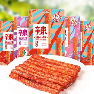 ファンティアワン・ラティャオ ミックスフレーバー：スパイシーなヌードルスティック（ベジタブルの手でちぎったグルテン入り）、超スパイシーな puffed チューブ＆カリカリのストリップ｜湖南地方のレトロスナック、おやつやご飯のお供に最適｜中華風のスパイシーベジタリアン向けスナック