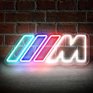 Creative IIM Design Neon Sign, USB Powered Neon LED Signs Night Light, Adjustable Decorative Novelty Light for Auto Shop, Man Cave, Bedroom, Garage, Home Decor, LED Lights